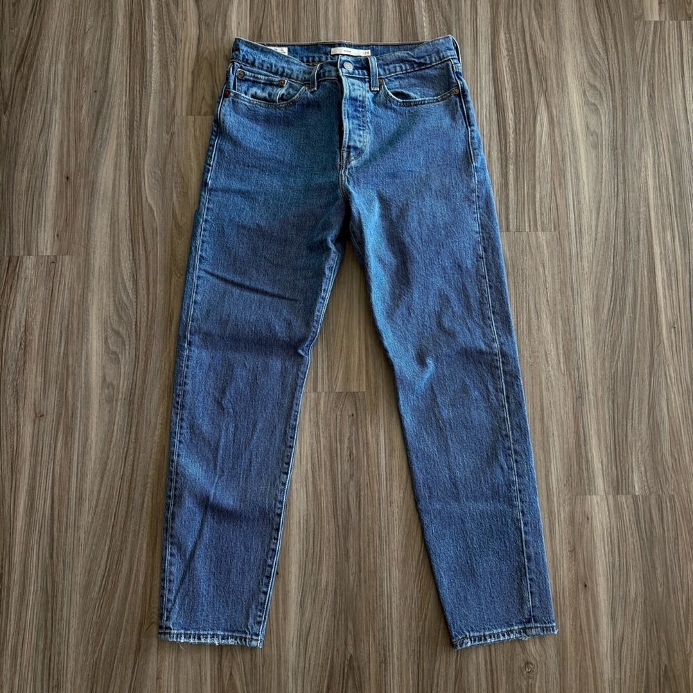 Levi's Wedgie Straight Leg Blue Jeans